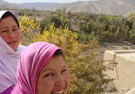 Afghan women from the Bamiyan Valley