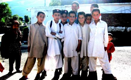 Schoolkids from Swat: Photo taken by G. Simon Harak