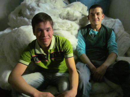 Ali and Abdulhai With Synthetic Wool