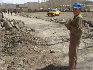 Zekerullah going to school in Bamiyan